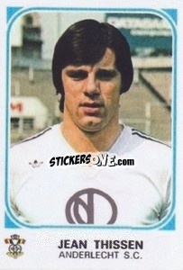 Sticker Jean Thissen - Football Belgium 1976-1977 - Panini