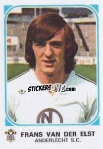 Figurina Frans Van Der Elst - Football Belgium 1976-1977 - Panini