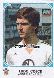 Sticker Ludo Coeck - Football Belgium 1976-1977 - Panini