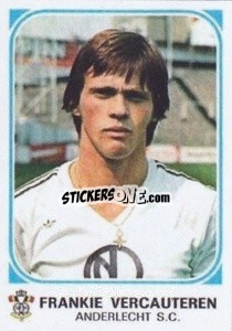 Sticker Frankie Vercauteren - Football Belgium 1976-1977 - Panini