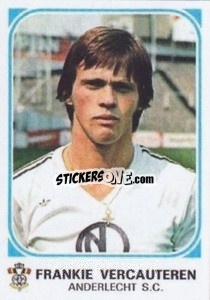 Sticker Frankie Vercauteren - Football Belgium 1976-1977 n. 27 - Panini