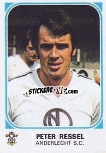 Sticker Peter Ressel - Football Belgium 1976-1977 n. 28 - Panini