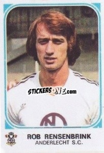 Sticker Rob Rensenbrink - Football Belgium 1976-1977 - Panini