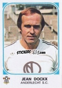 Figurina Jean Dockx - Football Belgium 1976-1977 - Panini