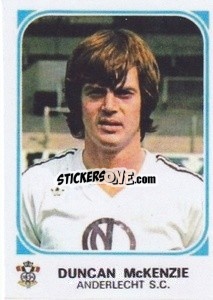 Sticker Duncan McKenzie - Football Belgium 1976-1977 - Panini