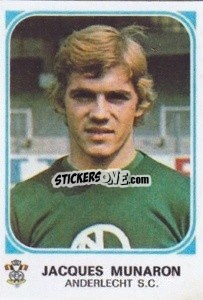 Sticker Jacques Munaron - Football Belgium 1976-1977 - Panini