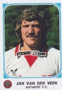 Sticker Jan Van Der Veen - Football Belgium 1976-1977 n. 40 - Panini