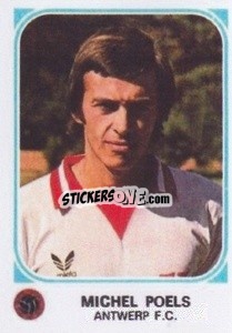 Figurina Michel Poels - Football Belgium 1976-1977 - Panini