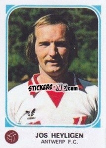 Sticker Jos Heyligen - Football Belgium 1976-1977 n. 45 - Panini