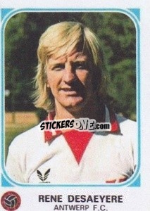 Sticker Rene Desaeyere - Football Belgium 1976-1977 n. 46 - Panini