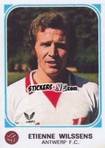 Sticker Etienne Wilssens - Football Belgium 1976-1977 - Panini