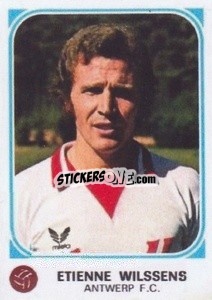 Sticker Etienne Wilssens - Football Belgium 1976-1977 n. 52 - Panini