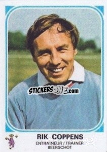 Sticker Rik Coppens - Football Belgium 1976-1977 n. 54 - Panini