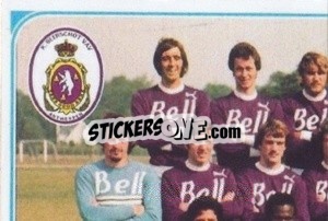 Sticker Equipe - Football Belgium 1976-1977 - Panini