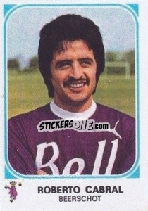 Sticker Roberto Cabral - Football Belgium 1976-1977 n. 61 - Panini
