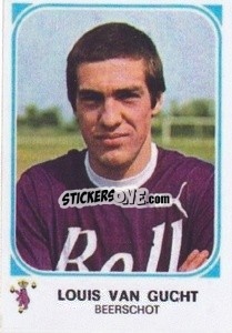 Sticker Louis Van Gucht - Football Belgium 1976-1977 n. 62 - Panini