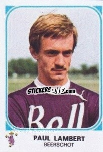 Cromo Paul Lambert - Football Belgium 1976-1977 n. 70 - Panini
