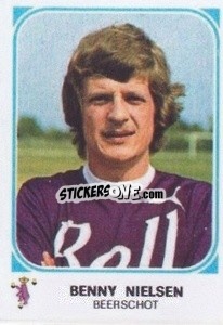 Sticker Benny Nielsen - Football Belgium 1976-1977 - Panini