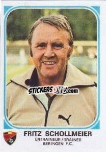 Sticker Fritz Schollmeier - Football Belgium 1976-1977 - Panini