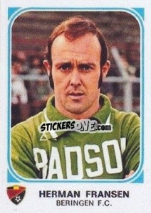 Figurina Herman Fransen - Football Belgium 1976-1977 - Panini