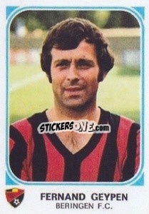 Cromo Fernand Geypen - Football Belgium 1976-1977 - Panini
