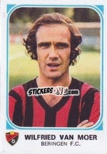 Sticker Wilfried Van Moer - Football Belgium 1976-1977 - Panini