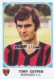 Sticker Tony Geypen - Football Belgium 1976-1977 - Panini