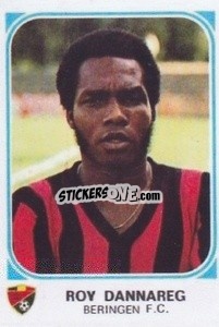 Cromo Roy Dannareg - Football Belgium 1976-1977 - Panini