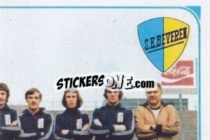 Sticker Equipe - Football Belgium 1976-1977 - Panini