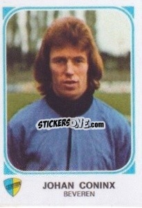 Sticker Johan Coninx - Football Belgium 1976-1977 n. 110 - Panini
