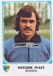 Sticker Antoine Pfaff - Football Belgium 1976-1977 n. 111 - Panini