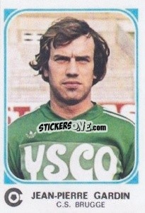 Sticker Jean-Pierre Gardin - Football Belgium 1976-1977 - Panini