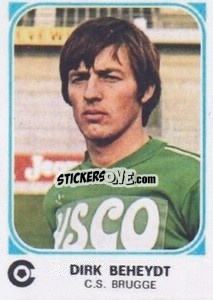 Figurina Dirk Beheydt - Football Belgium 1976-1977 - Panini