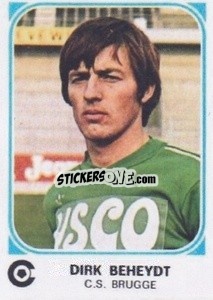 Cromo Dirk Beheydt - Football Belgium 1976-1977 n. 128 - Panini