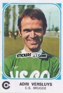 Sticker Adri Versluys - Football Belgium 1976-1977 n. 129 - Panini
