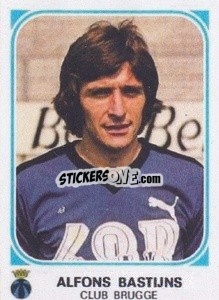 Sticker Alfons Bastijns - Football Belgium 1976-1977 - Panini