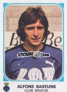 Sticker Alfons Bastijns - Football Belgium 1976-1977 n. 140 - Panini