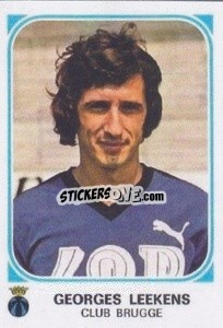 Sticker Georges Leekens - Football Belgium 1976-1977 - Panini