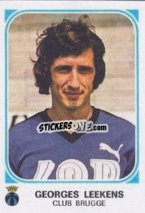 Sticker Georges Leekens - Football Belgium 1976-1977 n. 141 - Panini