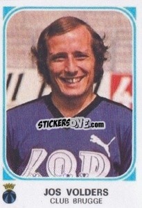 Sticker Jos Volders - Football Belgium 1976-1977 - Panini