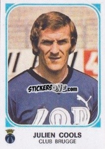 Sticker Julien Cools - Football Belgium 1976-1977 - Panini