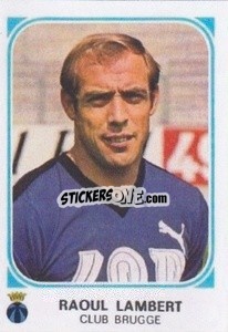 Cromo Raoul Lambert - Football Belgium 1976-1977 - Panini
