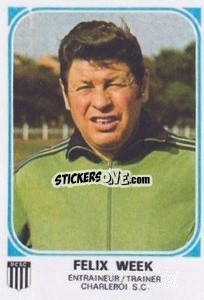 Sticker Felix Week - Football Belgium 1976-1977 - Panini