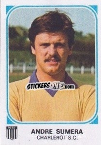 Sticker Andre Sumera - Football Belgium 1976-1977 - Panini