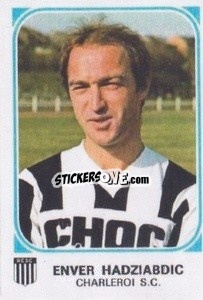 Sticker Enver Hadziabdic - Football Belgium 1976-1977 - Panini