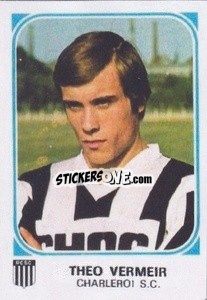 Sticker Theo Vermeir - Football Belgium 1976-1977 - Panini