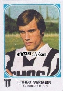 Cromo Theo Vermeir - Football Belgium 1976-1977 n. 162 - Panini