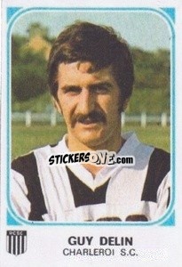 Sticker Guy Delin - Football Belgium 1976-1977 - Panini