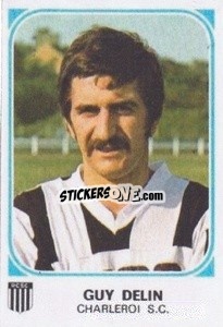 Sticker Guy Delin - Football Belgium 1976-1977 n. 164 - Panini