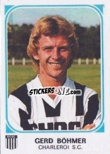 Sticker Gerd Böhmer - Football Belgium 1976-1977 n. 166 - Panini